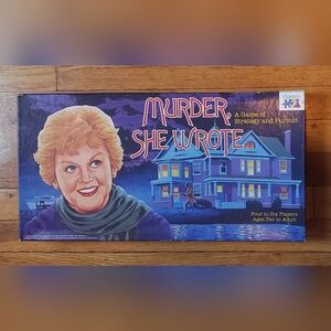 1985 Murder She Wrote Board Game Warren NEW and COMPLETE